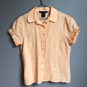 Saint Tropez West Peach Blouse